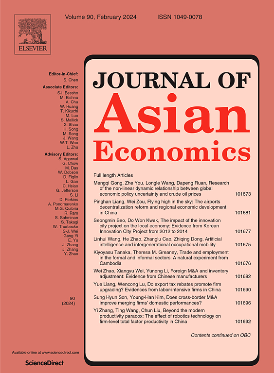 Go to journal home page - Journal of Asian Economics